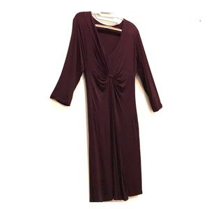 Velvet M plum dress